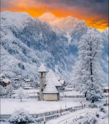 The Frozen Albanian Alps