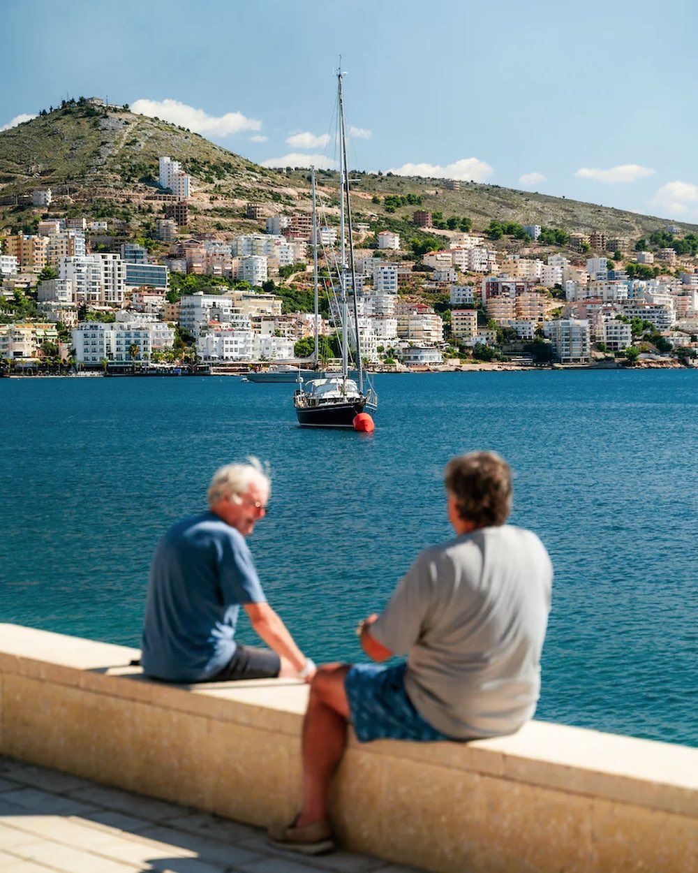 The coast at Sarandë, Albania.