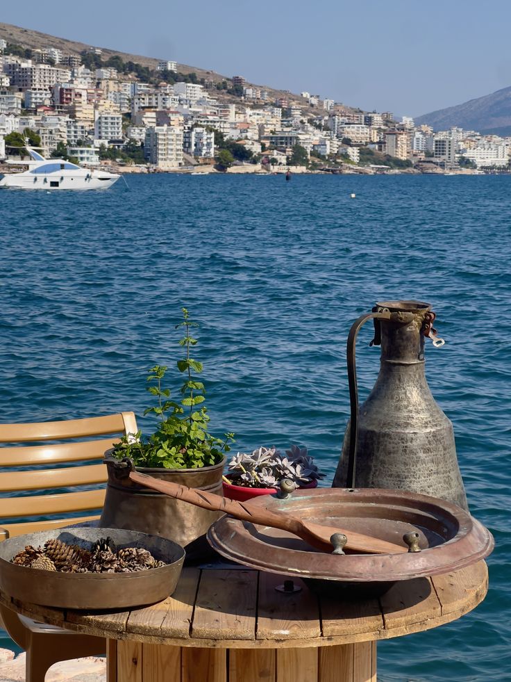 The coast at Sarandë, Albania.